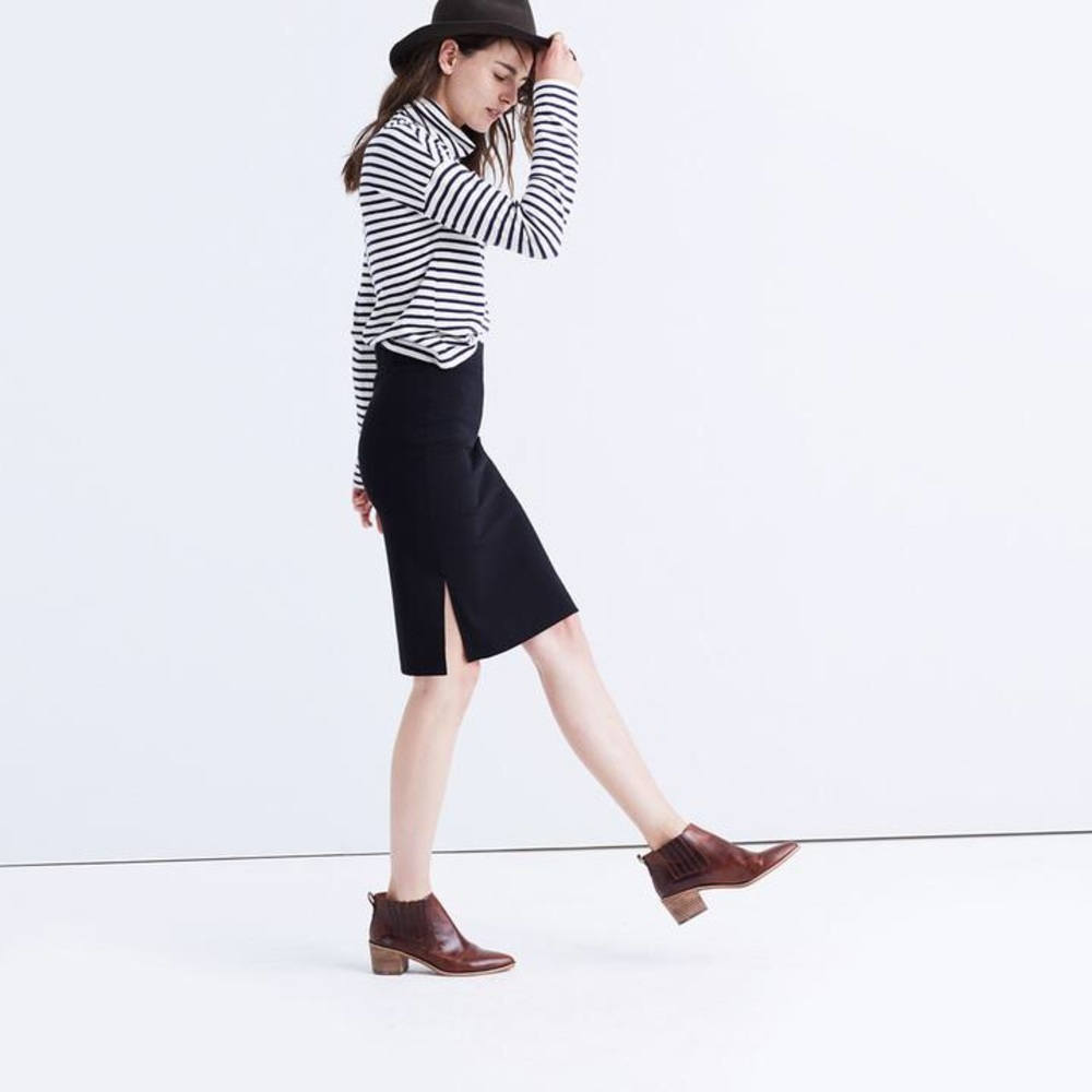 Madewell Column Side-slit Skirt